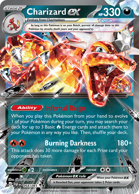 Charizard ex - 54/91 Paldean Fates