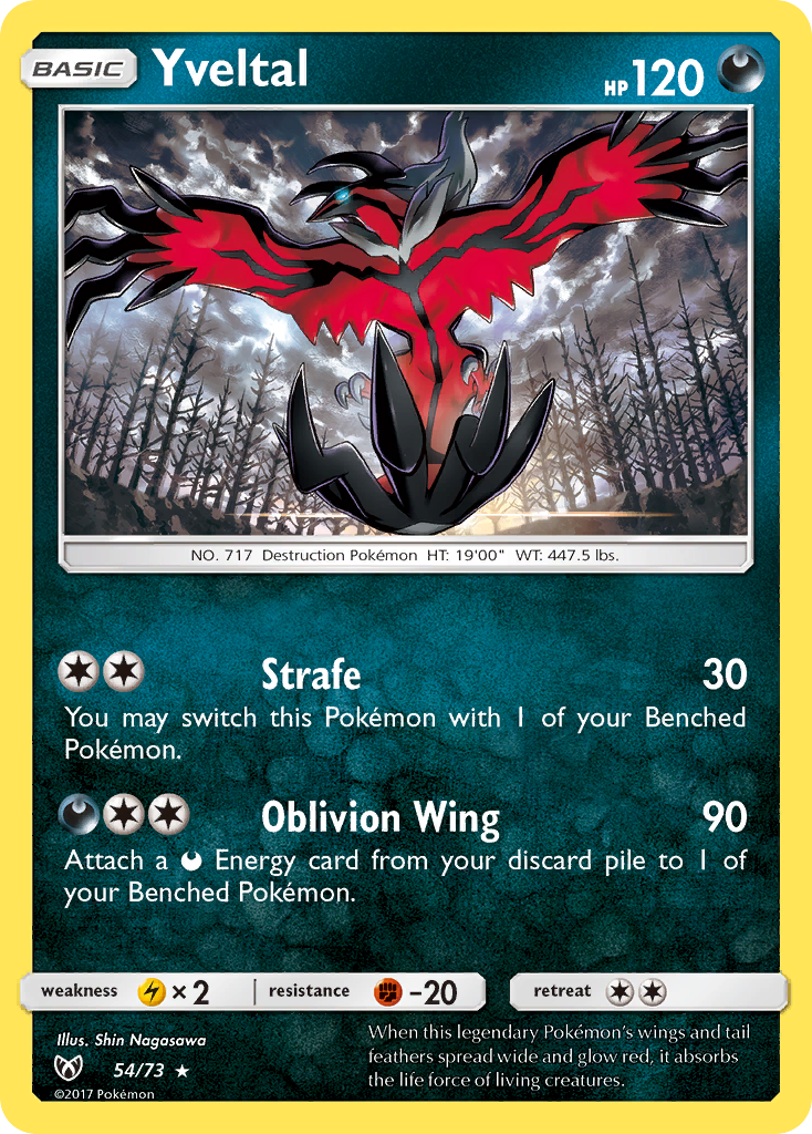 Yveltal - 54/73 Shining Legends