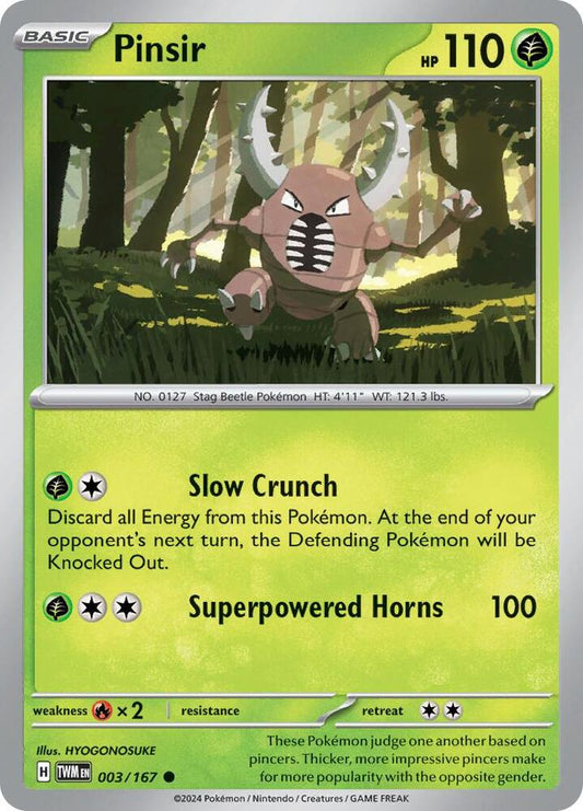 Pinsir - 003/167 [SV06: Twilight Masquerade] 003/167