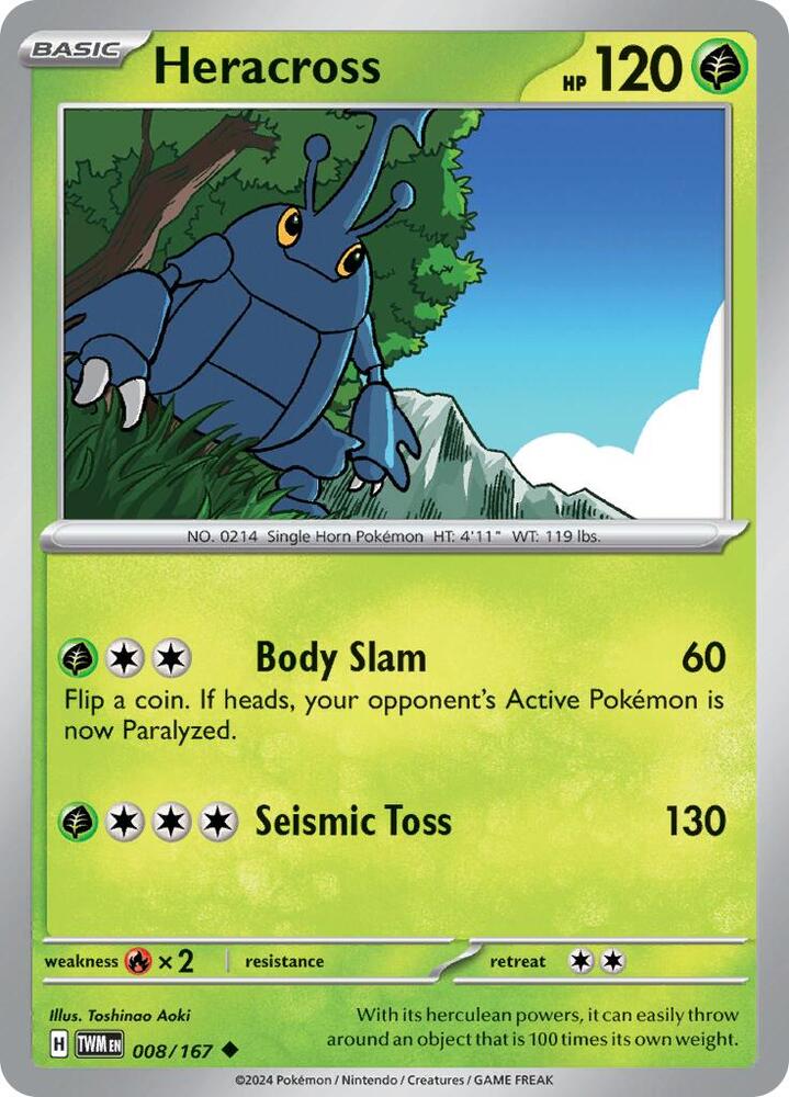 Heracross [SV06: Twilight Masquerade] 008/167