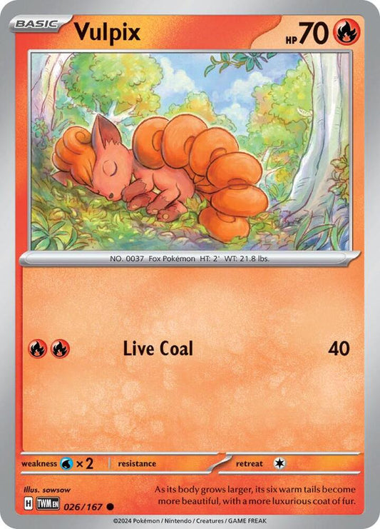 Vulpix [SV06: Twilight Masquerade] 026/167