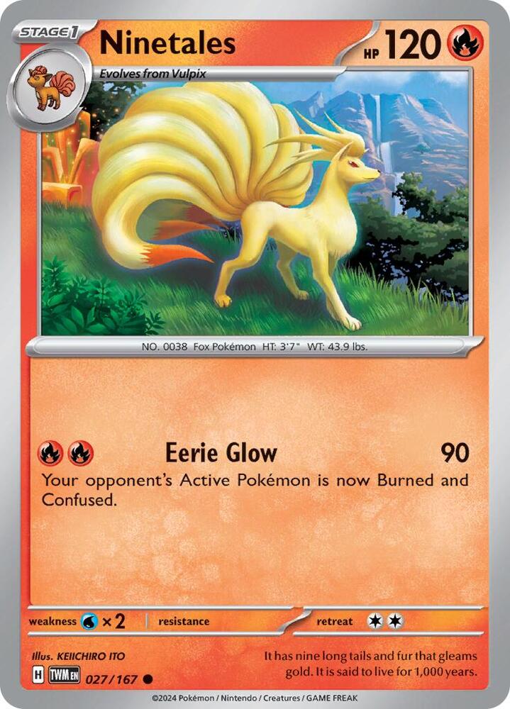 Ninetales [SV06: Twilight Masquerade] 027/167
