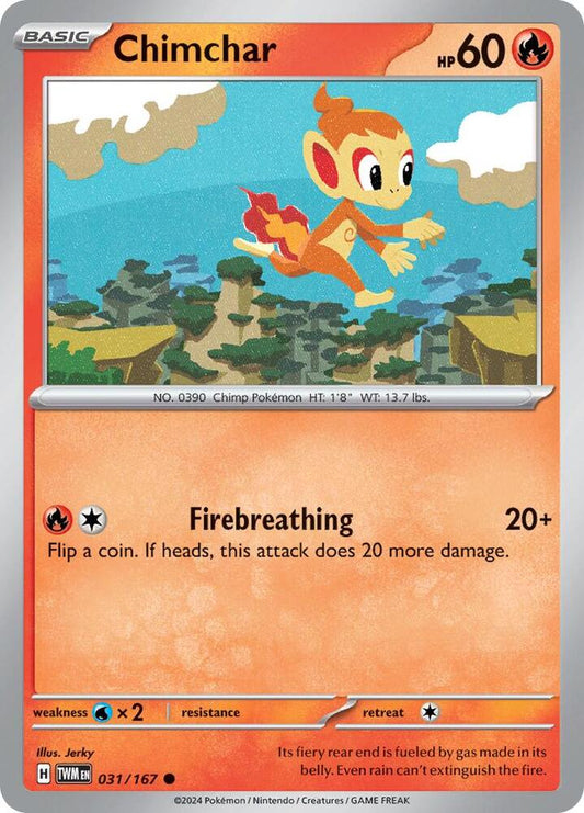 Chimchar [SV06: Twilight Masquerade] 031/167