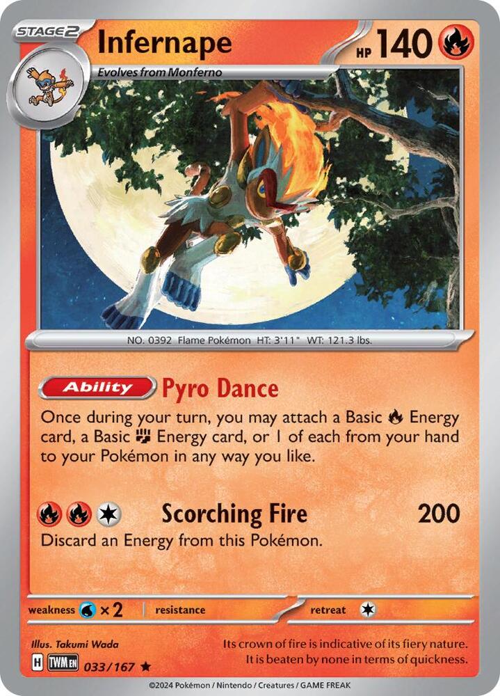 Infernape - 033/167 [SV06: Twilight Masquerade] 033/167