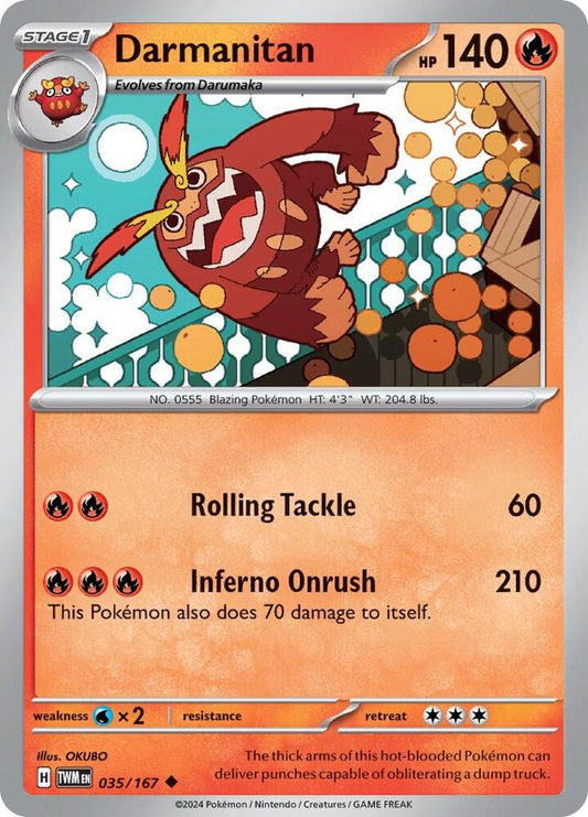 Darmanitan [SV06: Twilight Masquerade] 035/167