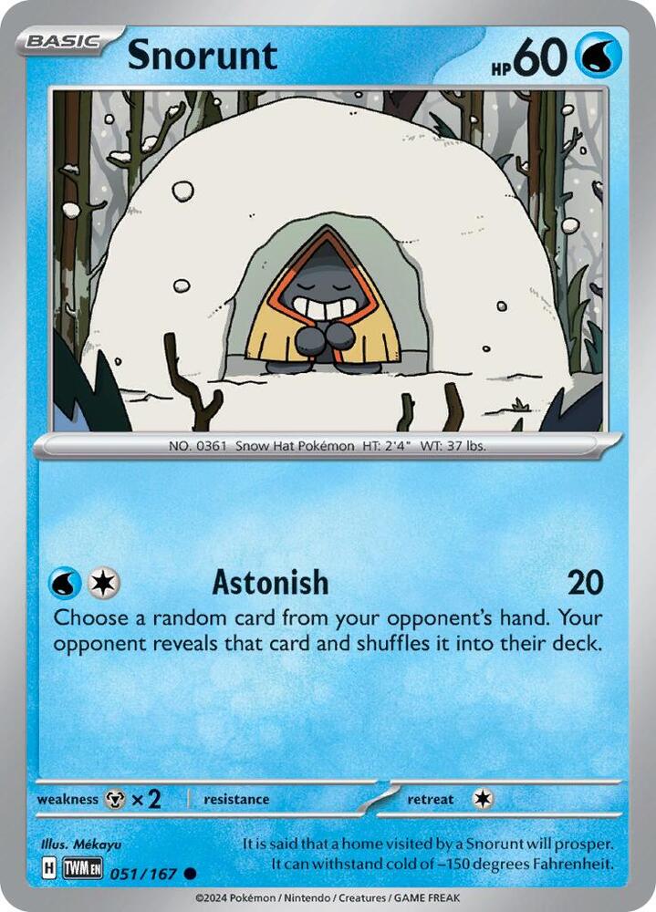 Snorunt [SV06: Twilight Masquerade] 051/167