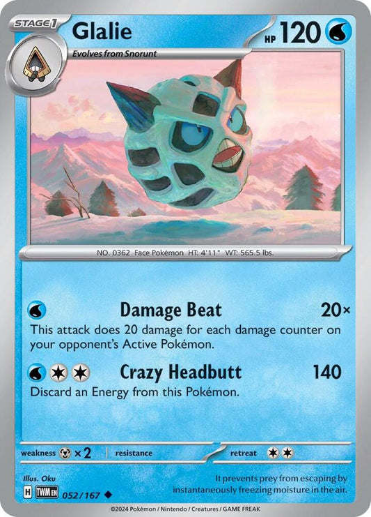 Glalie [SV06: Twilight Masquerade] 052/167