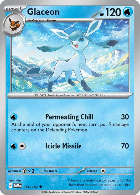 Glaceon [SV06: Twilight Masquerade] 054/167