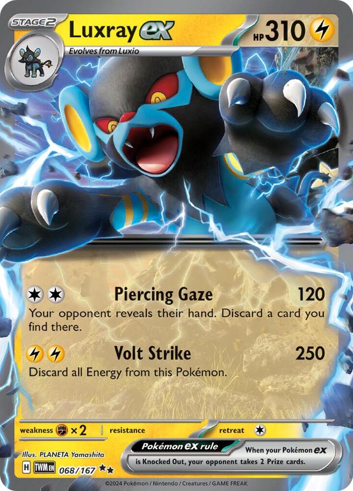 Luxray ex - 068/167 [SV06: Twilight Masquerade] 068/167