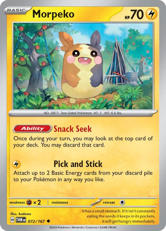 Morpeko [SV06: Twilight Masquerade] 072/167