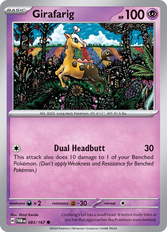 Girafarig [SV06: Twilight Masquerade] 083/167