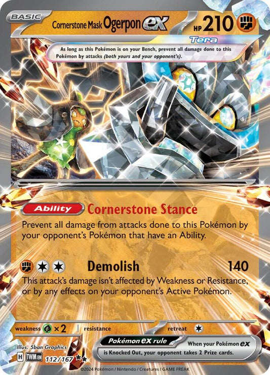 Cornerstone Mask Ogerpon ex - 112/167 [SV06: Twilight Masquerade] 112/167
