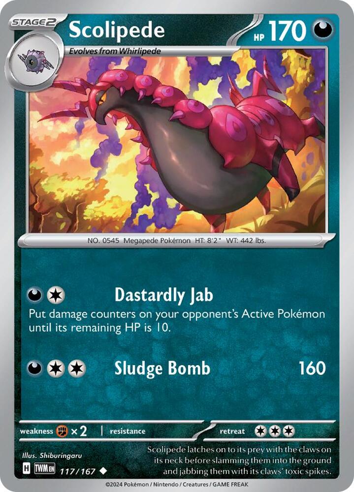 Scolipede [SV06: Twilight Masquerade] 117/167