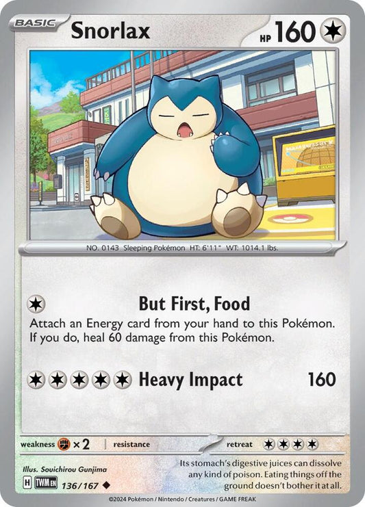 Snorlax [SV06: Twilight Masquerade] 136/167