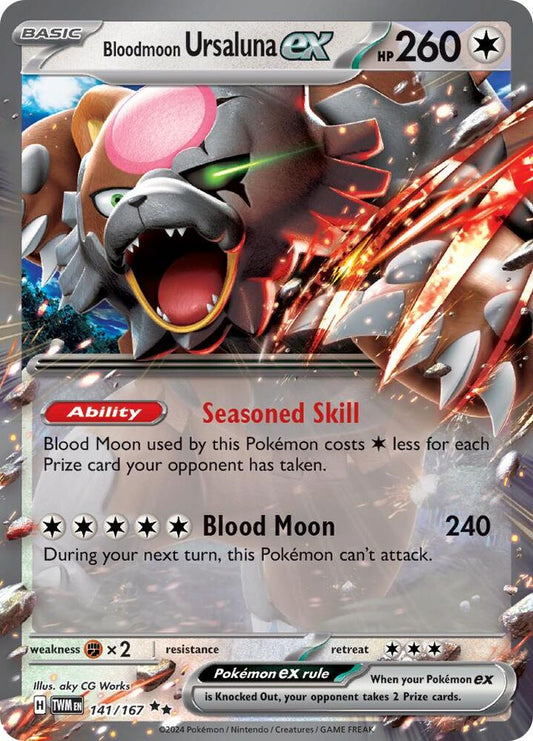 Bloodmoon Ursaluna ex - 141/167 [SV06: Twilight Masquerade] 141/167