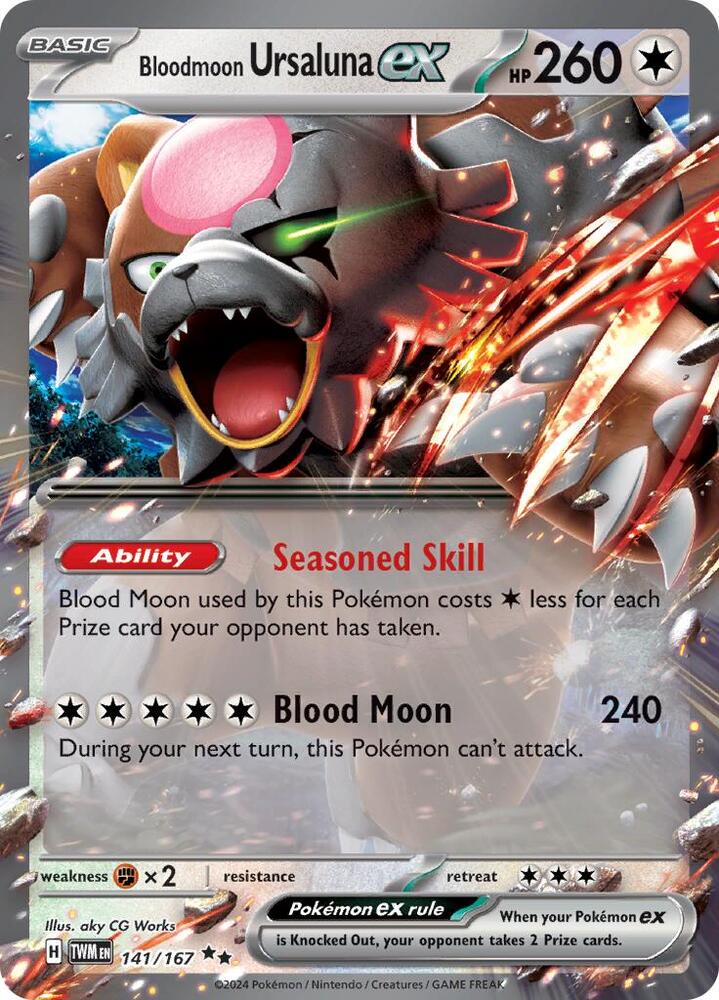 Bloodmoon Ursaluna ex - 141/167 [SV06: Twilight Masquerade] 141/167