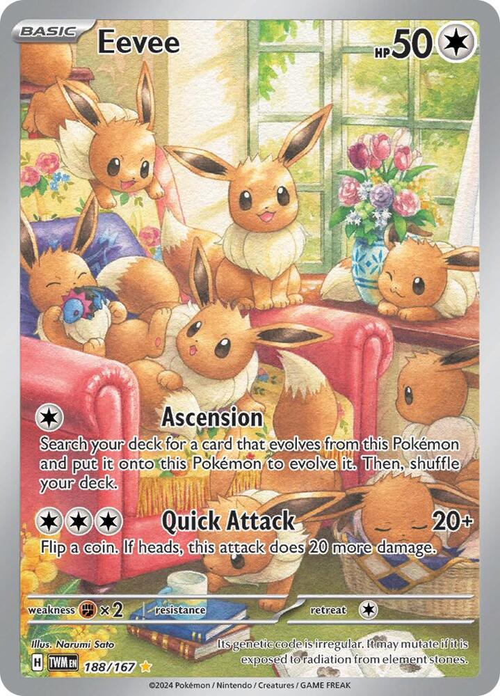 Eevee - 188/167 [SV06: Twilight Masquerade] 188/167