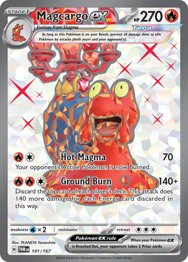 Magcargo ex - 191/167 [SV06: Twilight Masquerade] 191/167