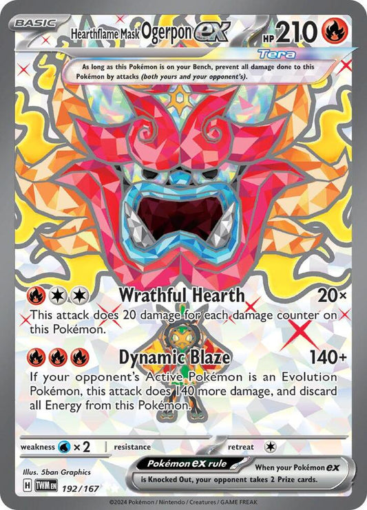Hearthflame Mask Ogerpon ex - 192/167 [SV06: Twilight Masquerade] 192/167