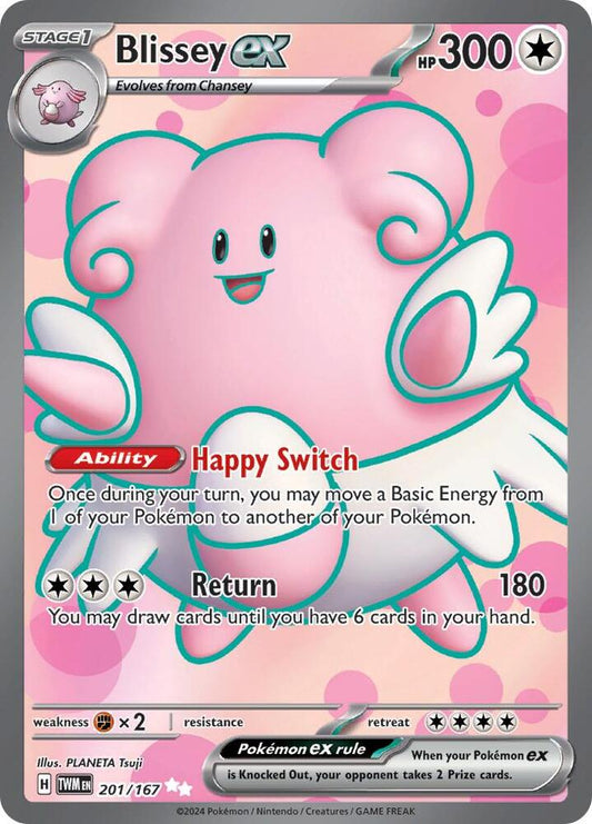 Blissey ex - 201/167 [SV06: Twilight Masquerade] 201/167