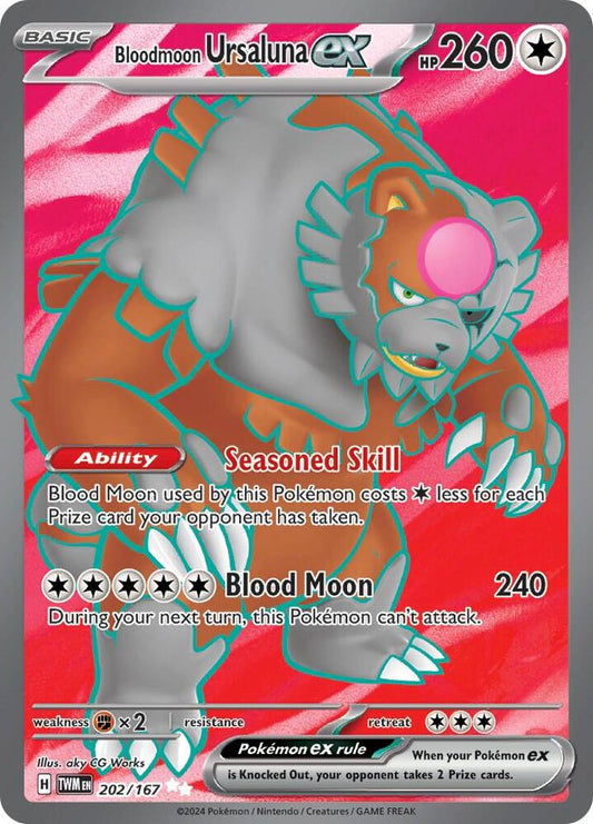 Bloodmoon Ursaluna ex - 202/167 [SV06: Twilight Masquerade] 202/167