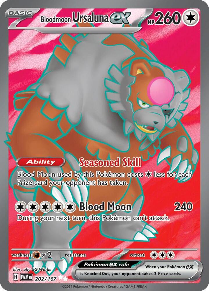 Bloodmoon Ursaluna ex - 202/167 [SV06: Twilight Masquerade] 202/167