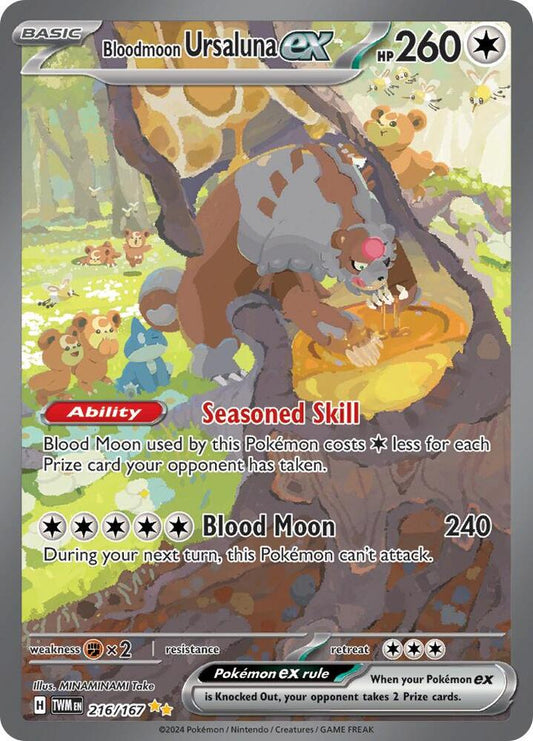 Bloodmoon Ursaluna ex - 216/167 [SV06: Twilight Masquerade] 216/167