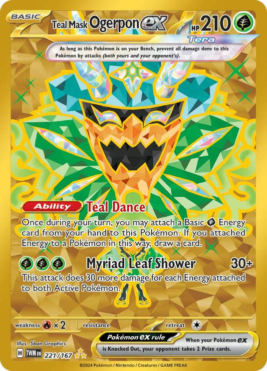 Teal Mask Ogerpon ex - 221/167 [SV06: Twilight Masquerade] 221/167