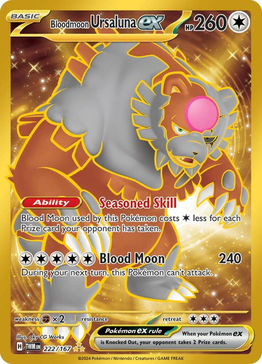 Bloodmoon Ursaluna ex - 222/167 [SV06: Twilight Masquerade] 222/167