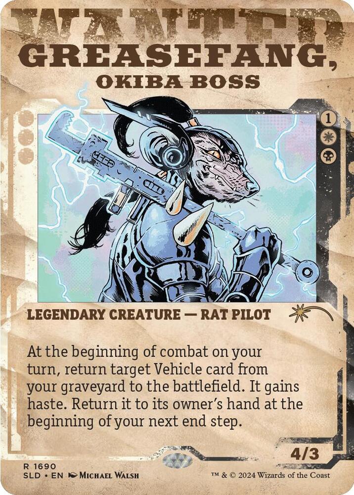 Greasefang, Okiba Boss [Secret Lair Drop Series] 1690