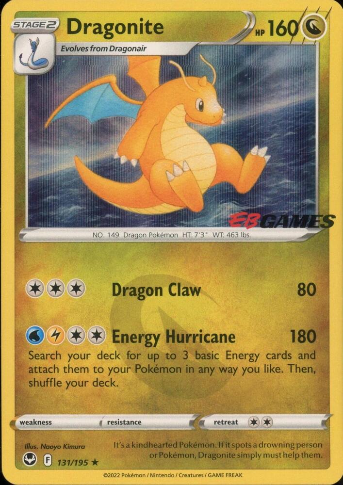 Dragonite - 131/195 (EB Games Exclusive) [Miscellaneous Cards & Products] 131/195