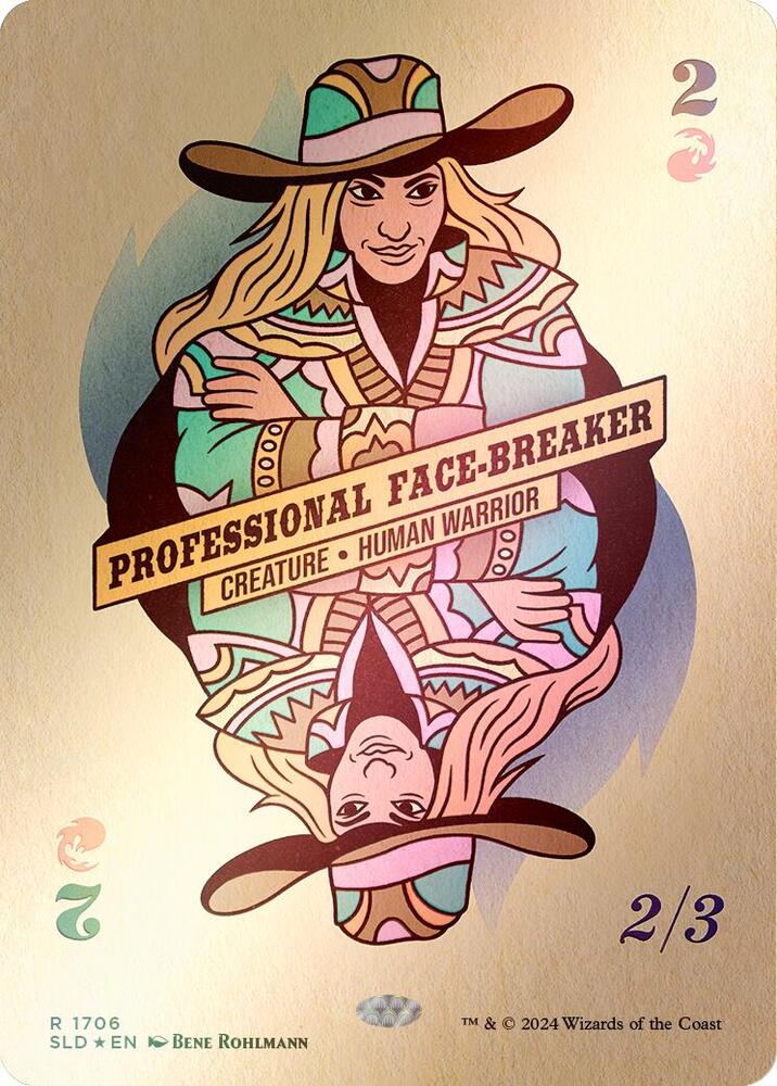 Professional Face-Breaker (Rainbow Foil) [Secret Lair Drop Series] 1706