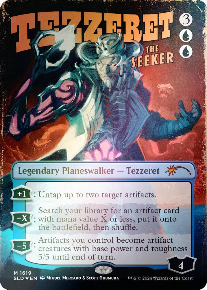 Tezzeret the Seeker (1619) (Rainbow Foil) [Secret Lair Drop Series] 1619
