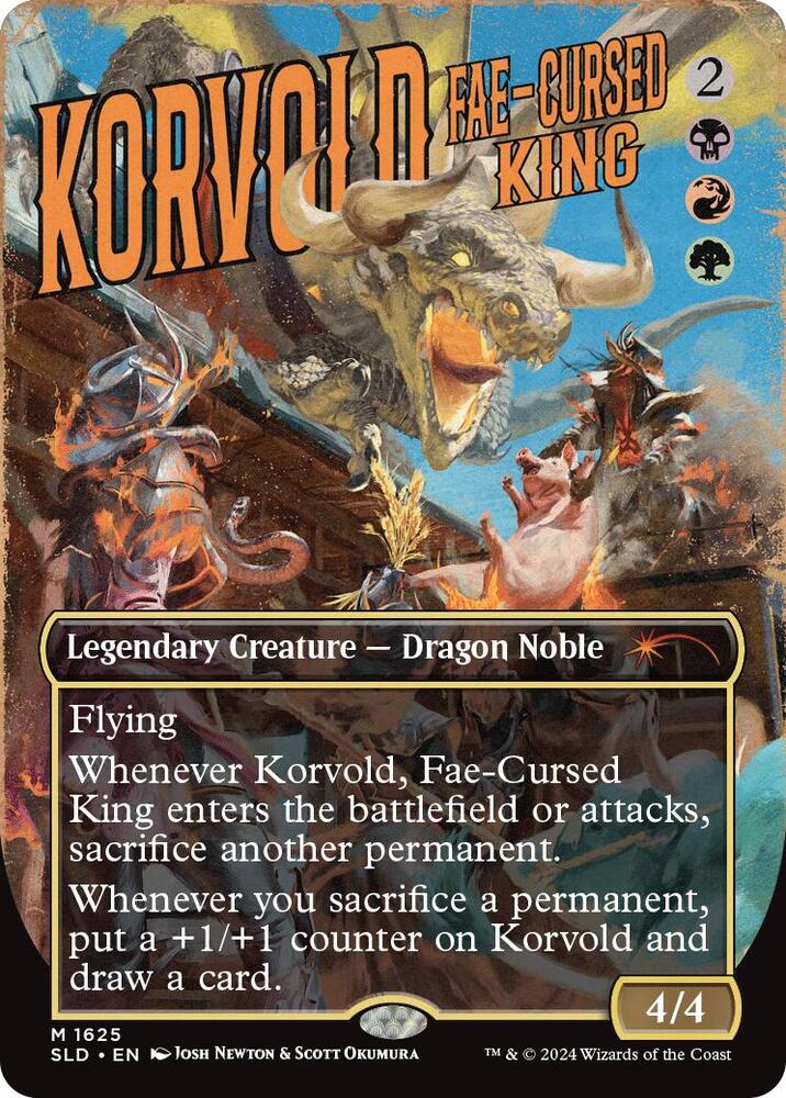Korvold, Fae-Cursed King [Secret Lair Drop Series] 1625