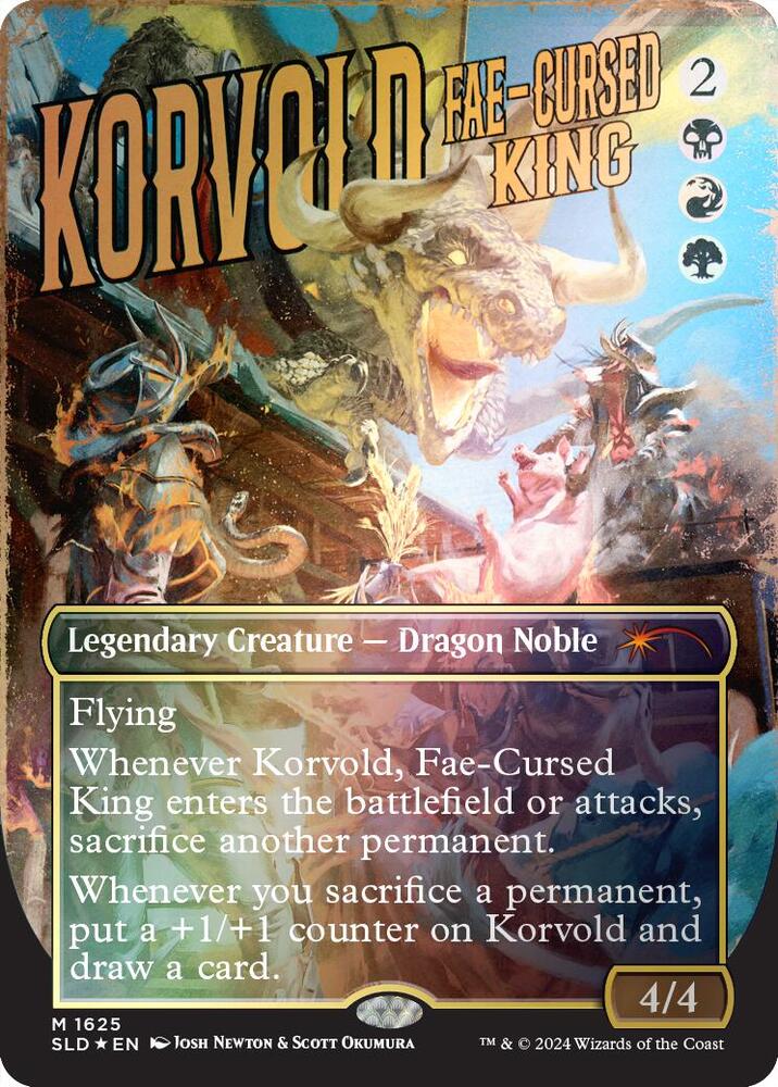 Korvold, Fae-Cursed King (Rainbow Foil) [Secret Lair Drop Series] 1625