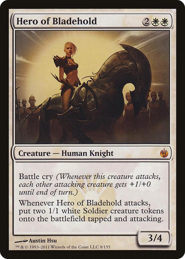 Hero of Bladehold (Mirrodin Besieged) [Oversize Cards] 8