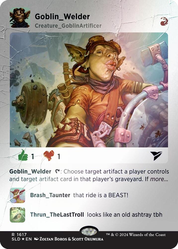 Goblin Welder (Rainbow Foil) [Secret Lair Drop Series] 1617