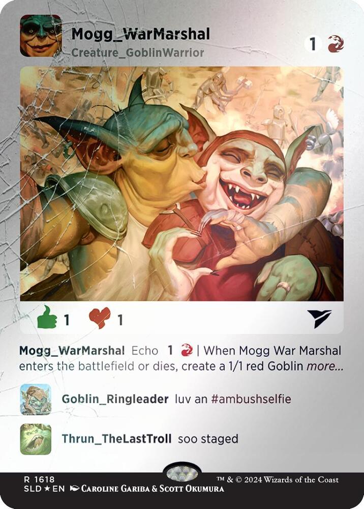 Mogg War Marshal (Rainbow Foil) [Secret Lair Drop Series] 1618