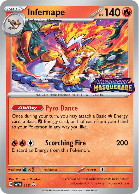 Infernape - 116 Scarlet & Violet Black Star Promos