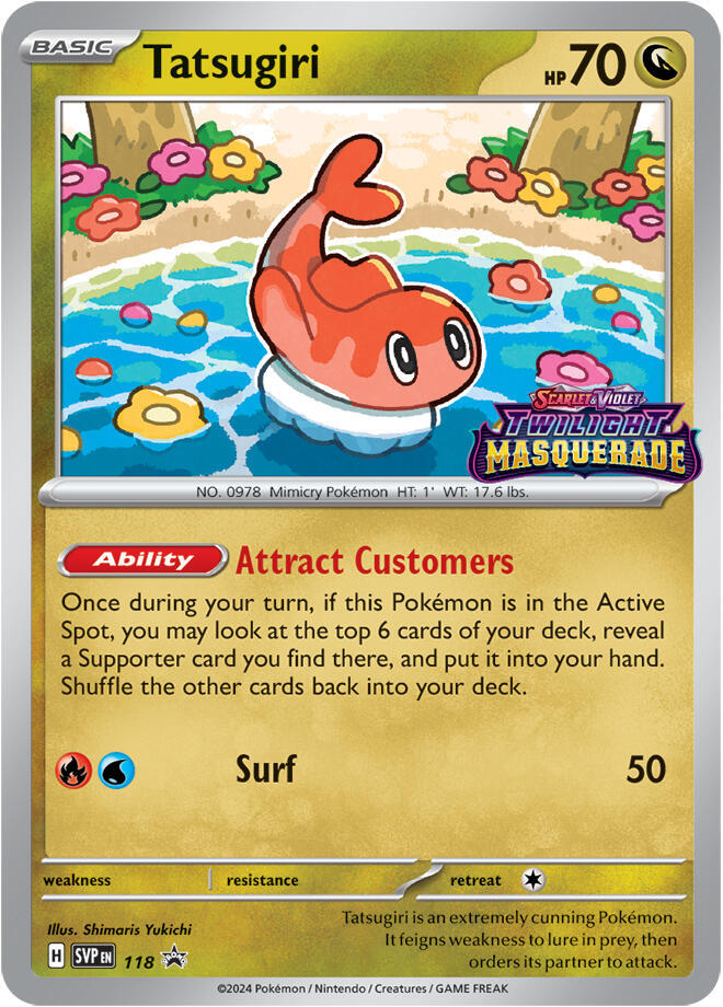 Tatsugiri - 118 [SV: Scarlet & Violet Promo Cards] 118