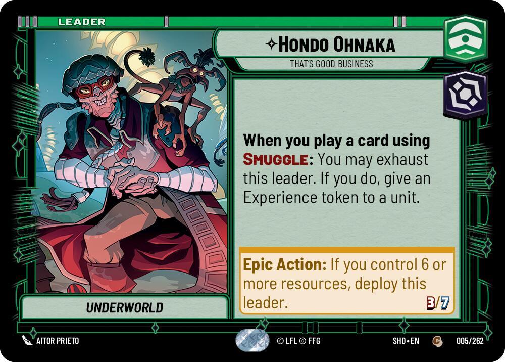Hondo Ohnaka - That's Good Business [Shadows of the Galaxy] 005/262