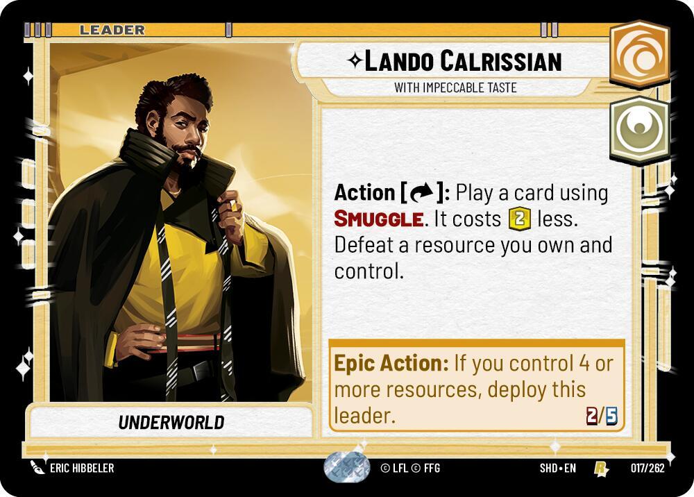 Lando Calrissian - With Impeccable Taste [Shadows of the Galaxy] 017/262