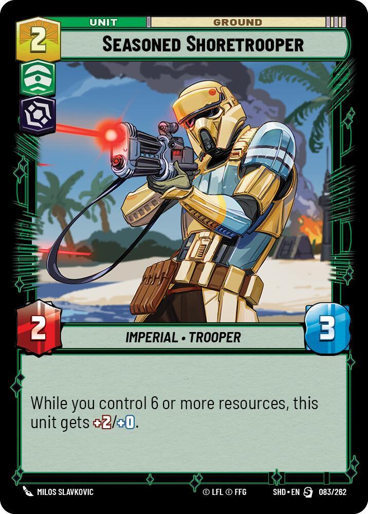 Seasoned Shoretrooper [Shadows of the Galaxy] 083/262
