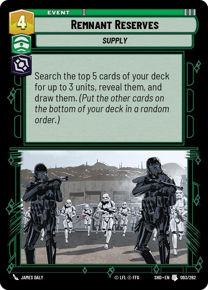 Remnant Reserves [Shadows of the Galaxy] 093/262