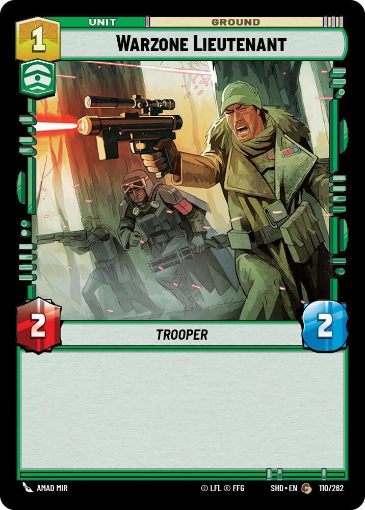 Warzone Lieutenant [Shadows of the Galaxy] 110/262