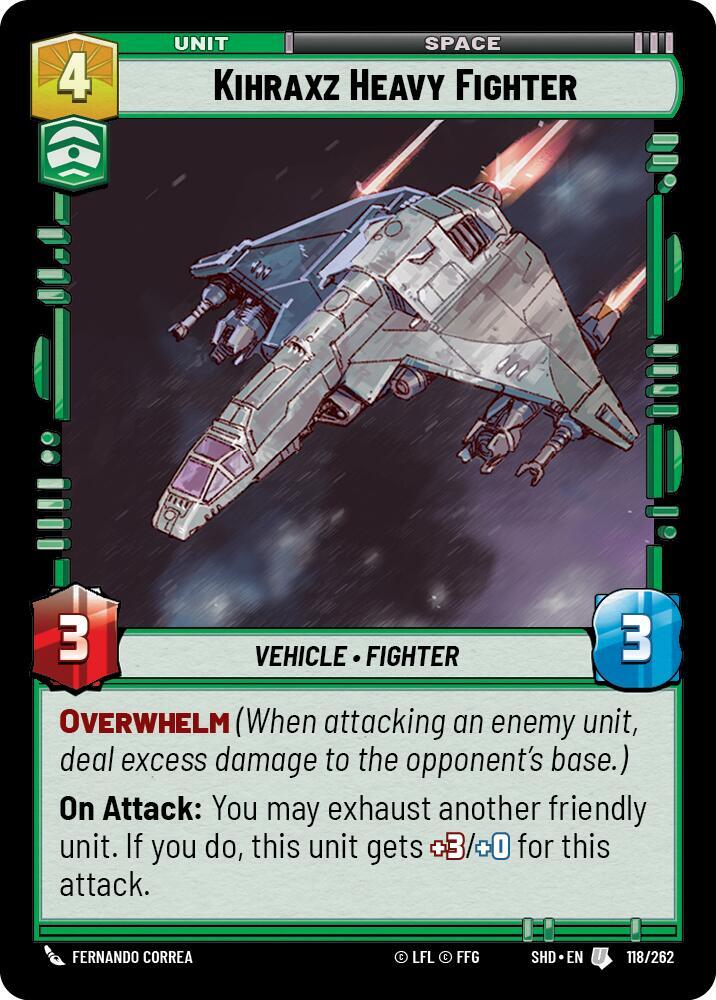 Kihraxz Heavy Fighter [Shadows of the Galaxy] 118/262