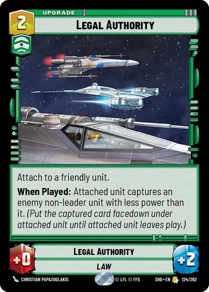 Legal Authority [Shadows of the Galaxy] 124/262