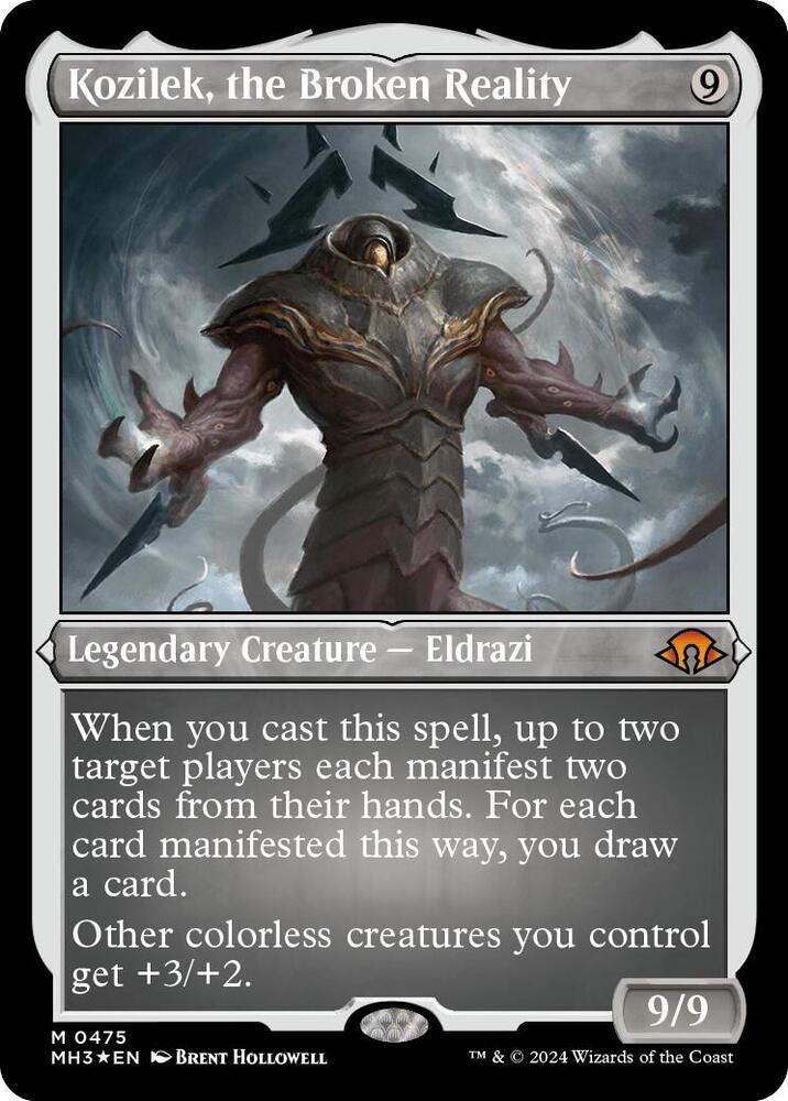 Kozilek, the Broken Reality (Foil Etched) [Modern Horizons 3] 475