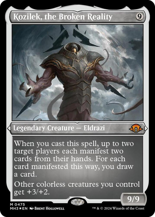 Kozilek, the Broken Reality (Foil Etched) [Modern Horizons 3] 475