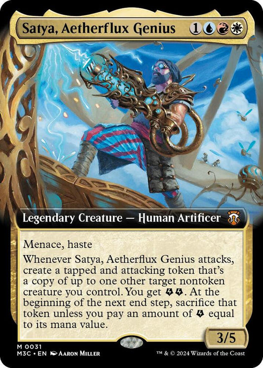 Satya, Aetherflux Genius (Extended Art) [Commander: Modern Horizons 3] 31